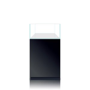 Blau Gran Cubic Experience Shallow 62 mit schwarzem Unterschrank